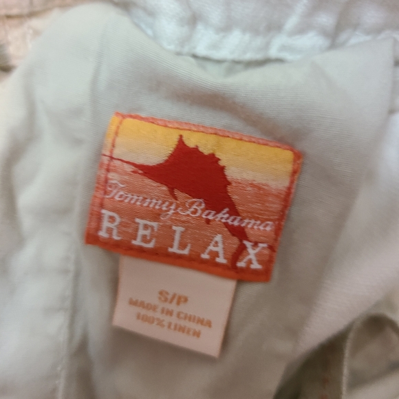 Tommy Bahama Relax 100% Linen Size Small Pants - Picture 3 of 4